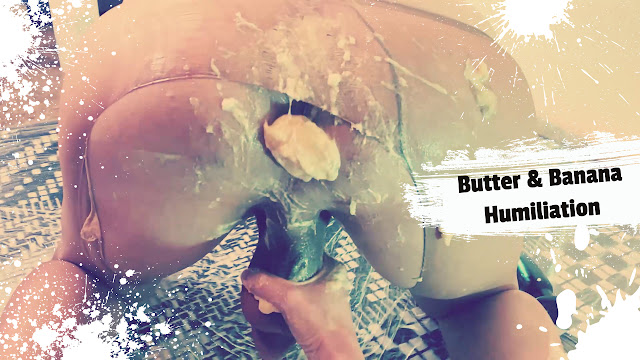 Extreme ANAL FEMDOM with Butter, Cream and BANANAS