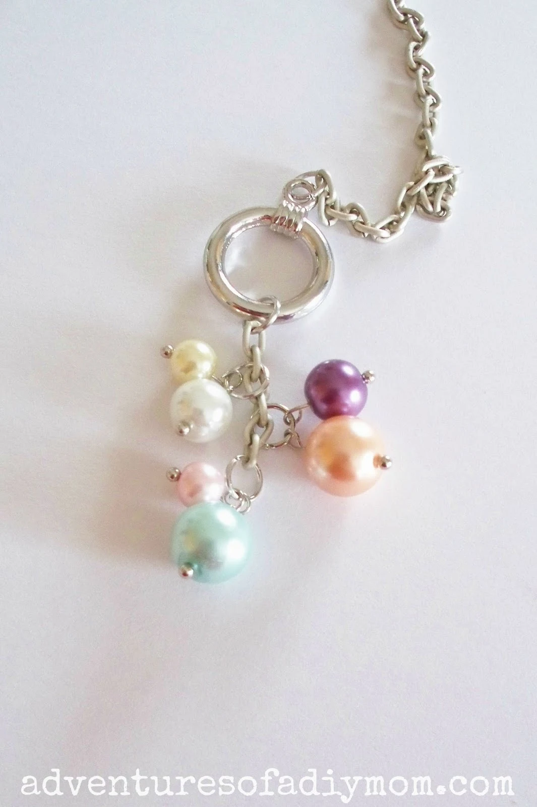 DIY Pearl Cluster Necklace Tutorial