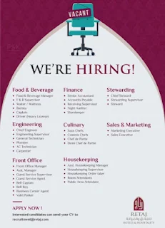Retaj Salwa Resort & Spa Multiple Staff Jobs Recruitment For UAE Location 2022 | Apply Now