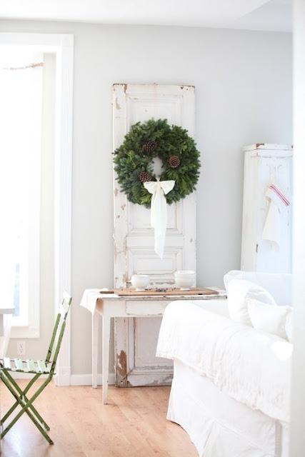 Swedish Farmhouse Christmas Decorating Interior Design