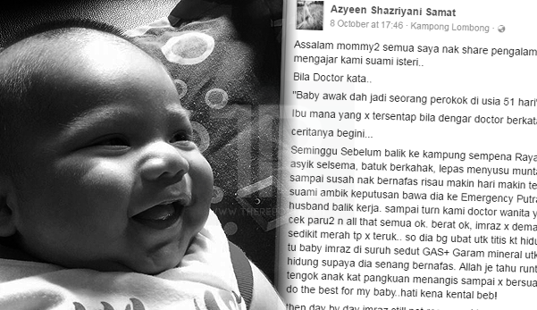 'Baby Awak Dah Jadi Seorang Perokok Di Usia 51 Hari' - The 