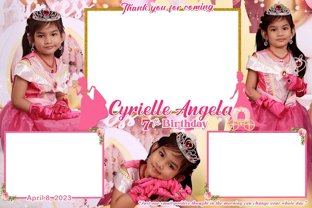 Royal Princess Photo booth layout