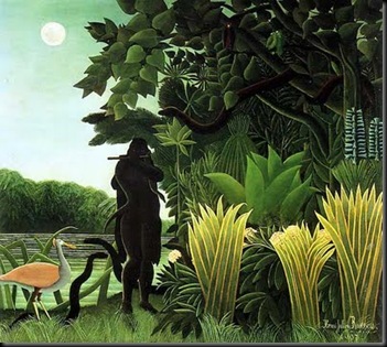 Henri Rousseau - La encantadora de serpientes, 1907