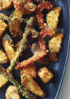 Panko-Style Crusted Tofu and Vegetables