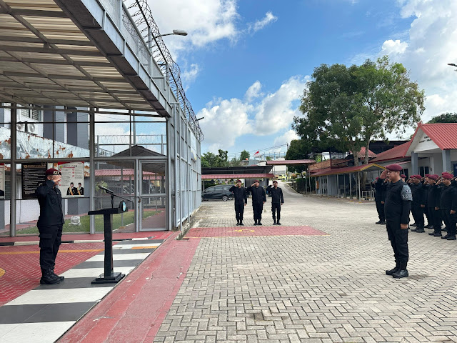 Karutan Batam Pimpin Apel Siaga dan Ikrar Bebas Halinar, Tegaskan Komitmen Integritas