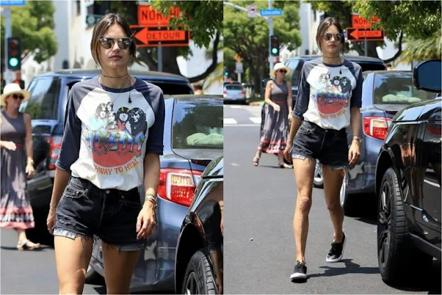 Alessandra Ambrosio Rock Concert T-shirt