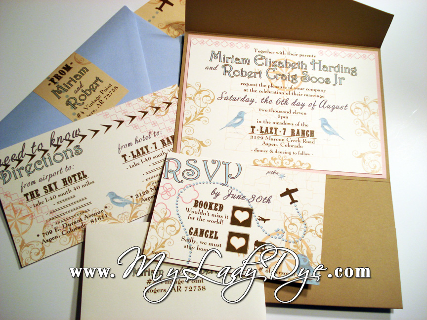 wedding invitations vintage style