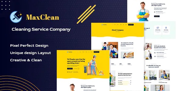 Best Cleaning Service Company HTML Template