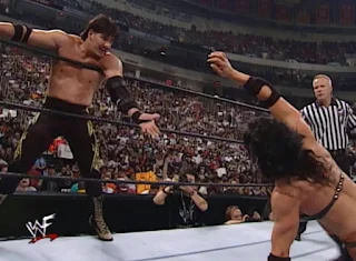 WWE / WWF Summerslam 2000 - Chyna makes the hot tag to Eddie Guerrero