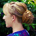 Loose Fishtail Bun with Ponytail Accents