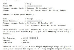 Contoh Surat Kuasa Untuk Pengambilan Paspor Di Imigrasi  Surat Selngkap