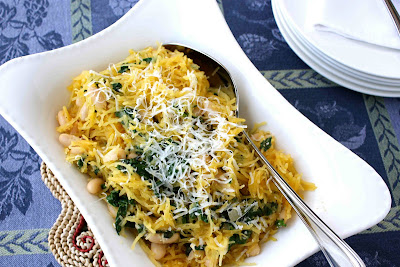 Recipes Spaghetti Squash on Spaghetti Squash Recipe With Spinach  Feta   Basil White Beans