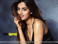 nidhi agarwal hot, nidhi agarwal, nidhi looking so beautiful in black sexy dress 06 feb 2019