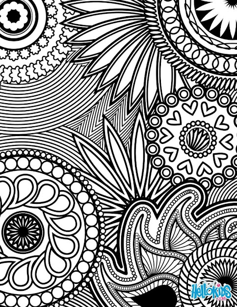 Coloring Pages Amazing Of Awesome Abstract Coloring Pages On