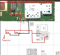 Nokia 210 lcd lights without transistor