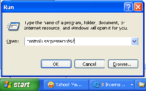 Cara Menghilangkan Menu Log On di Windows XP