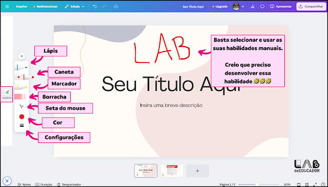 Ferramenta Desenho do Canva