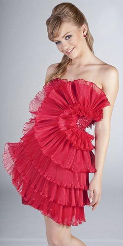 draft-lens-red-ruched-cocktail-dresses