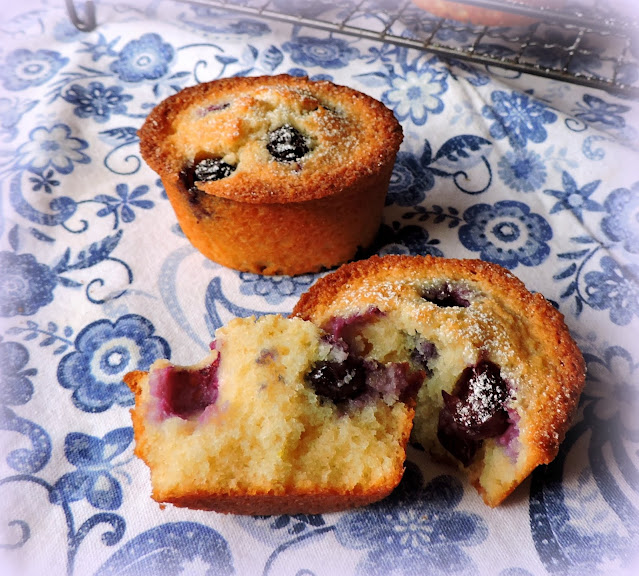 Blueberry, Lime & Coconut Friands