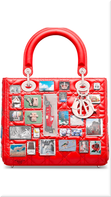 ♦Lady Dior Bags Art Edition 7th 2023 Artist Sara Cwynar Canada, Brooklyn-based #dior #ladydior #bags #red #brilliantluxury