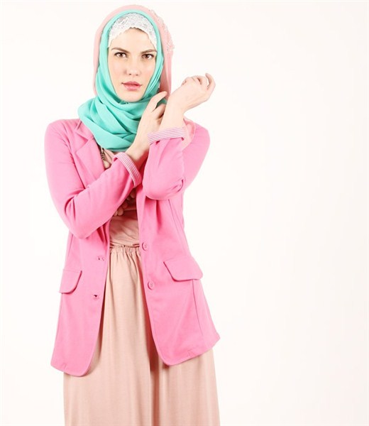 model blazer wanita muslimah 2017/2018