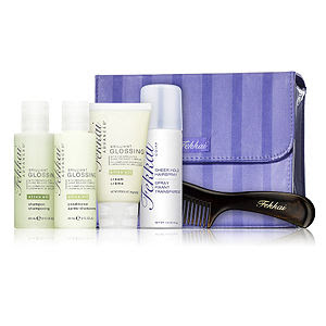 Frederic Fekkai, Frederic Fekkai Glossing, Frederic Fekkai Advanced Brilliant Glossing Travel Faves Kit, Frederic Fekkai shampoo, Frederic Fekkai conditioner, Frederic Fekkai glossing cream, Frederic Fekkai hairspray, hairspray, shampoo, conditioner, glossing cream, hair, hair products