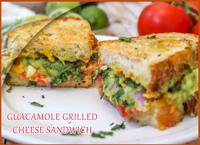 GUACAMOLE GRILLED CHEESE SANDWICH