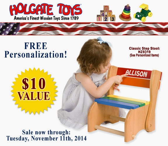 Veterans' Day Sale at Holgate Toys