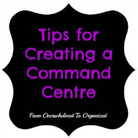 Command Centre:  Wall Files for Papers | fromoverwhelmedtoorganized.blogspot.com