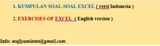 latihan soal excel