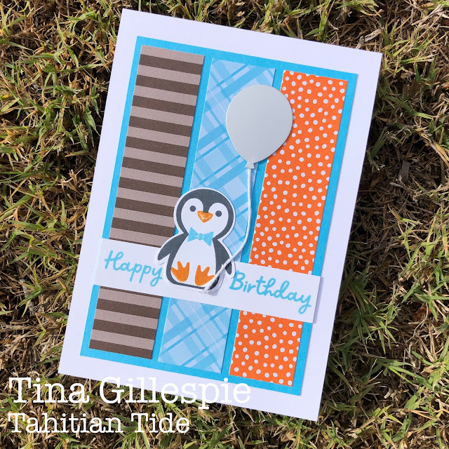 scissorspapercard, Stampin' Up!, Colour Creations, Penguin Place, Light The Candles, Sheetload Of Cards