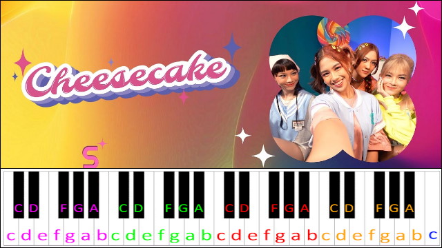 Cheesecake by StarBe Piano / Keyboard Easy Letter Notes for Beginners