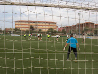 Cadetes A y B entrenando antes del partido