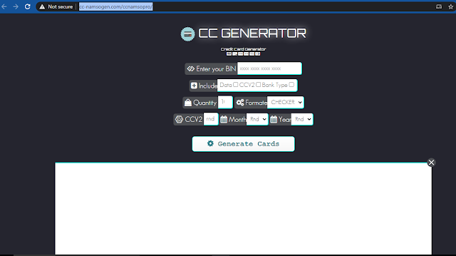 Credit Card Generator