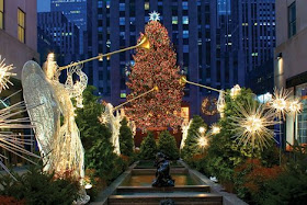 New york rockefeller center christmas tree