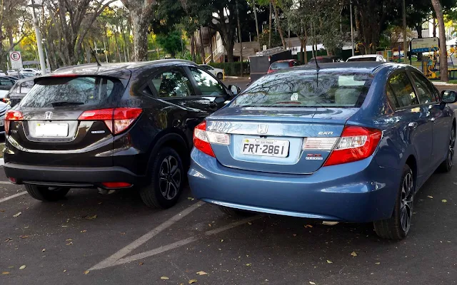 Honda HR-V x Honda Civic - comparativo