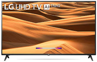 LG 139 cm (55 inches) 4K UHD Smart LED TV 55UM7300PTA (Ceramic BK + Dark Steel Silver) (2019 Model)