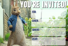 peter rabbit 2018 printables