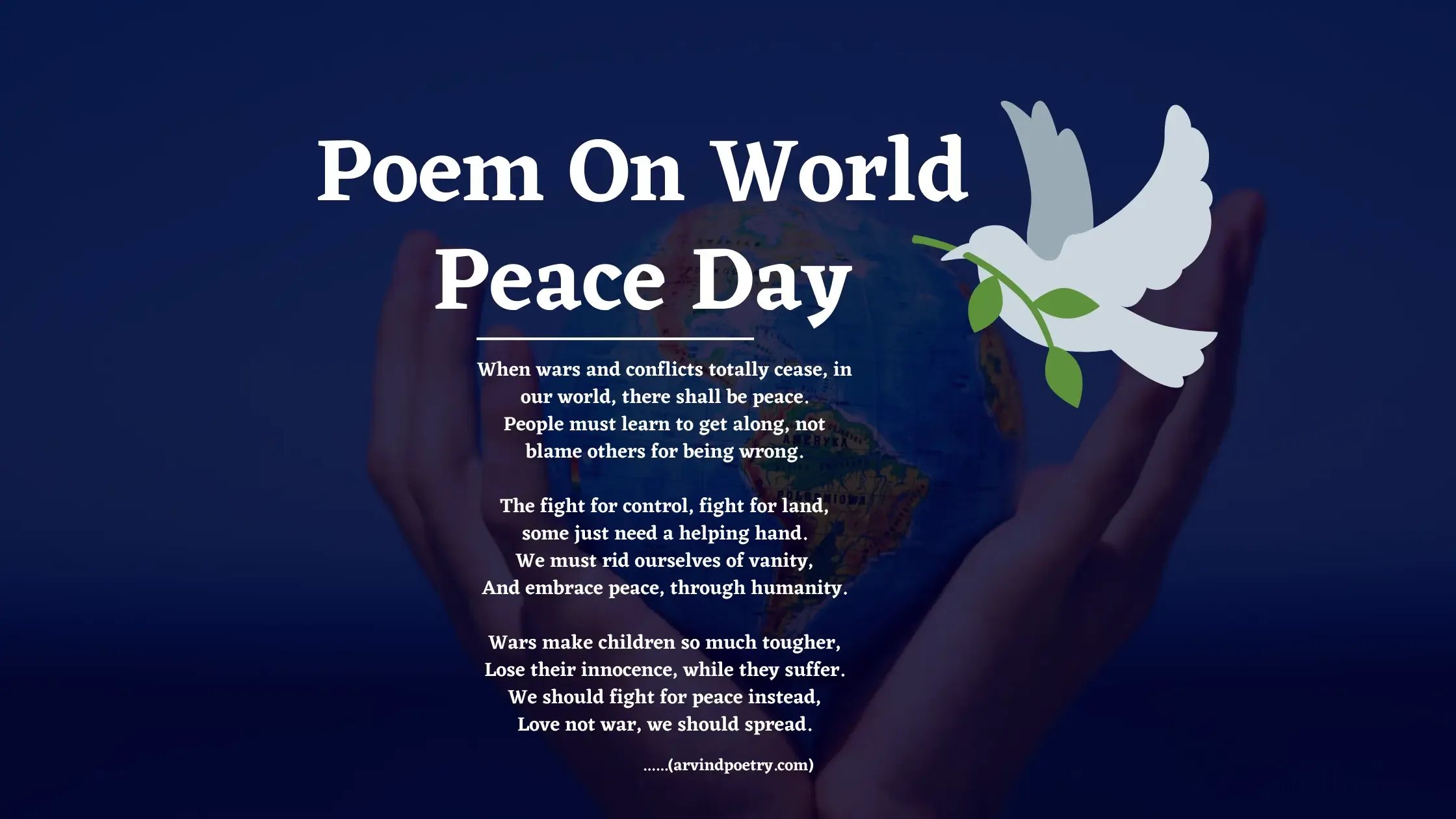 Poem On World Peace Day, World Peace Poem
