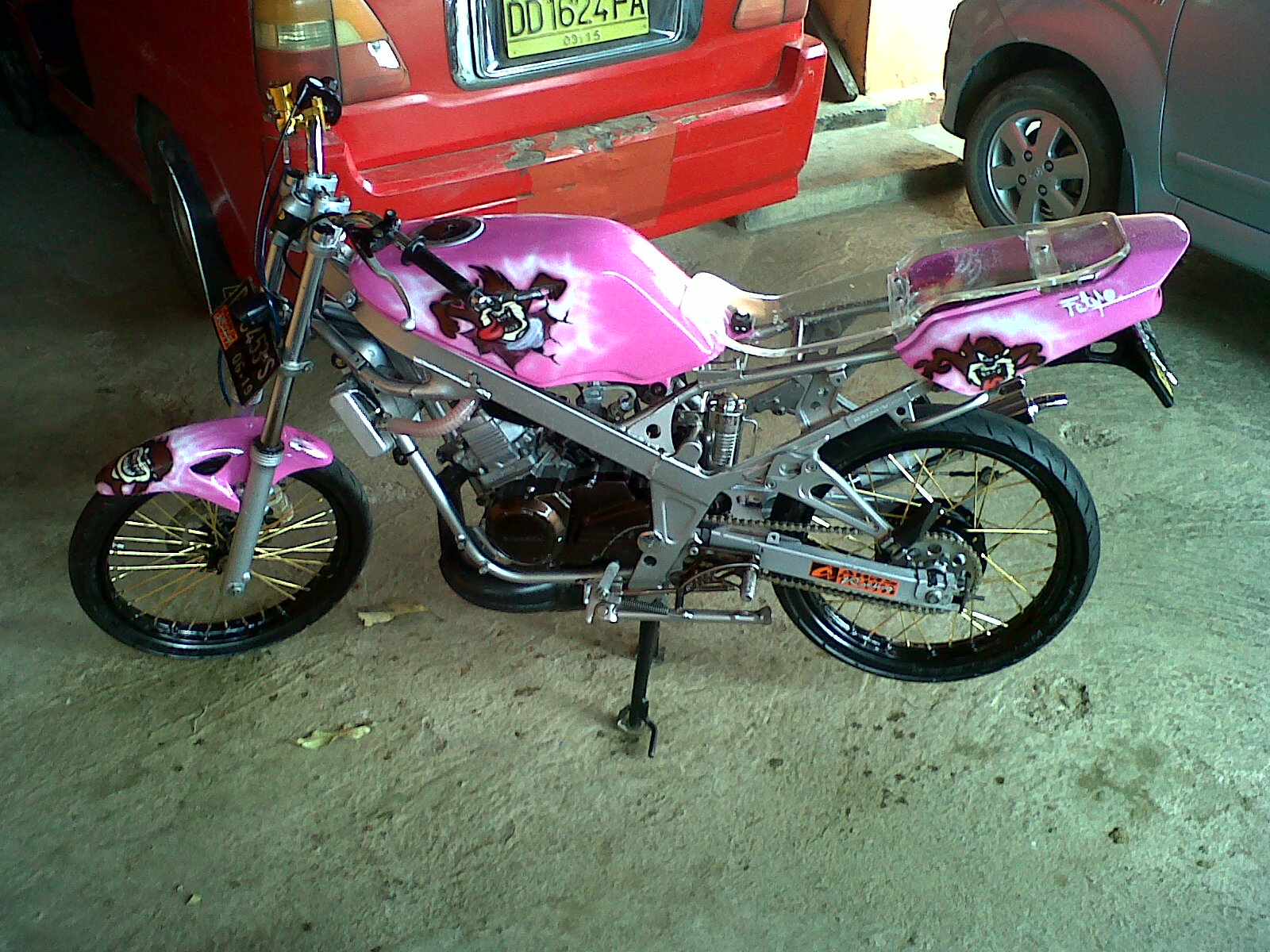 99 Gambar Motor Ninja Rr Kartun Terkeren Obeng Motor