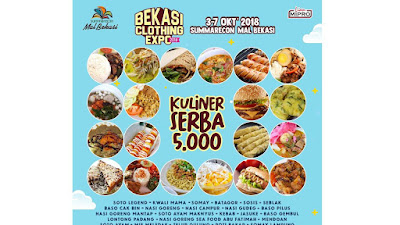 Diskon dan Promo di Bekasi Clothing Expo 2018