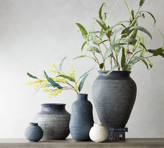 Frasier Textured Handcrafted Ceramic Vases