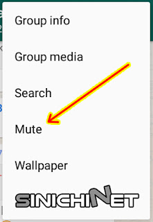 nonaktifkan, mute, menghilangkan, bunyi pemberitahuan, bunyi notifikasi, grup chat whatsapp, android, smartphone