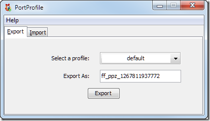 Backup And Restore Your Firefox Profile Using PortProfile