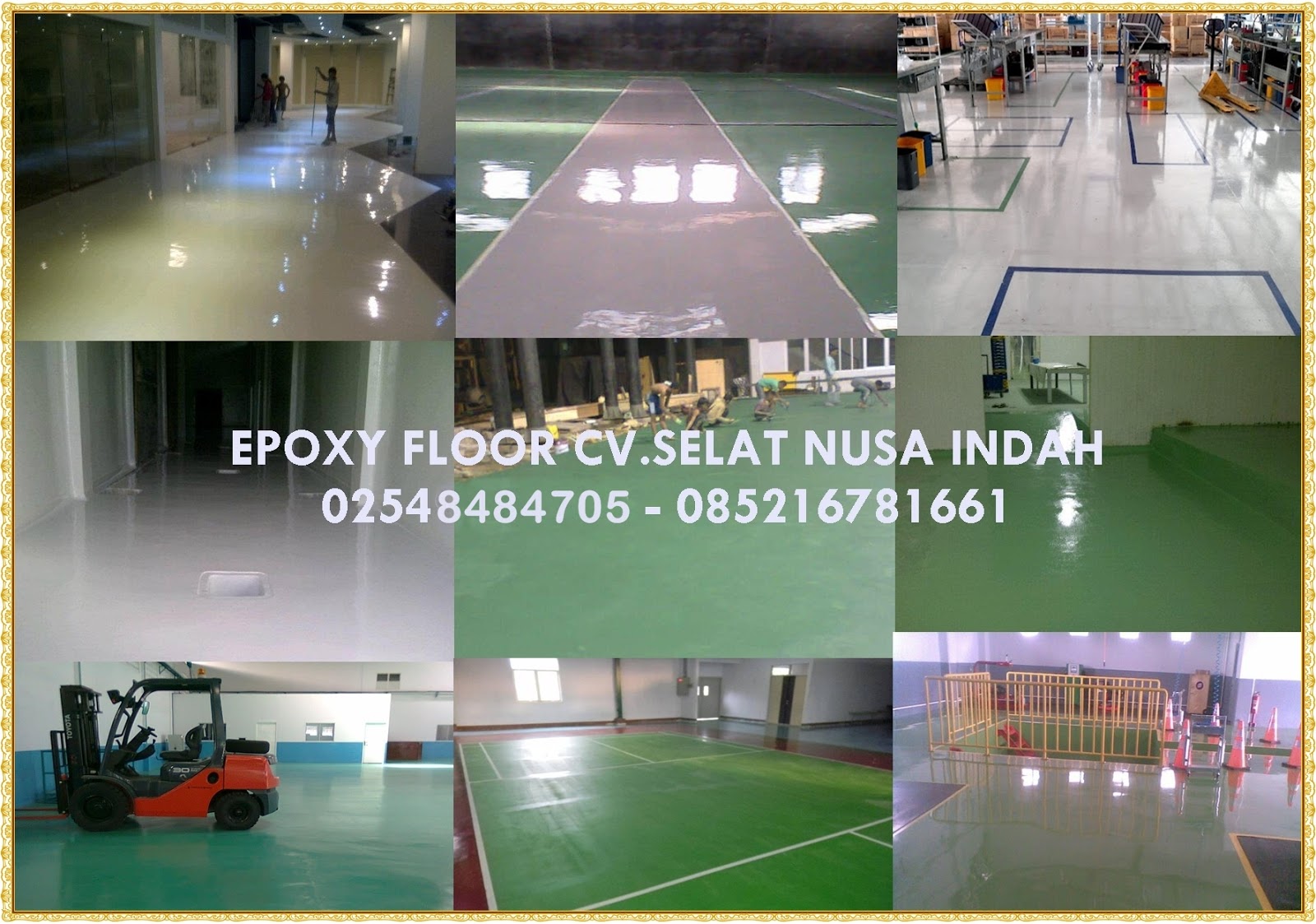 epoxy floor lantai  gudang dan lantai  ruang produksi