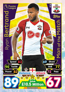 Topps Match Attax 2017-2018 Southampton Set