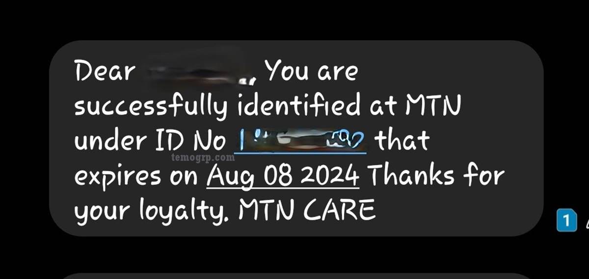 MTN SIM registration details