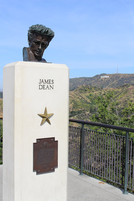 James Dean bust at the Griffith Observatory