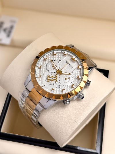 Cartier Men New luxury Watch in Black and white Colours Mepto Shop 