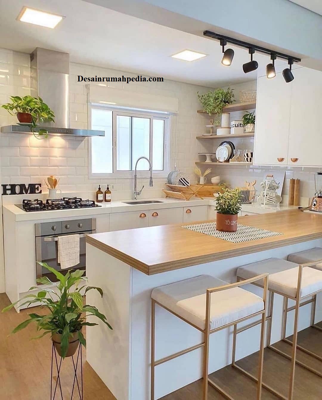 6 Inspirasi Desain Dapur Minimalis Fungsional Bikin Semangat Memasak Desainrumahpediacom Inspirasi Desain Rumah Minimalis Modern